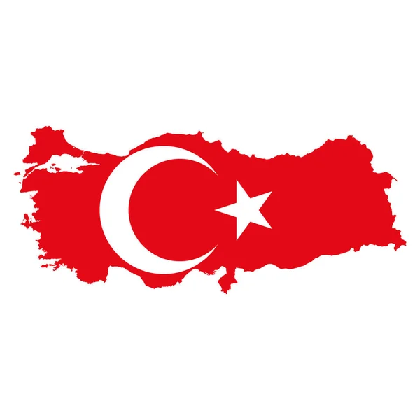 Vector Illustration Turkey Copy Space — 图库矢量图片