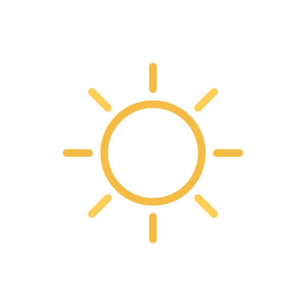 Sun Icon Vector Illustration — Stock Vector