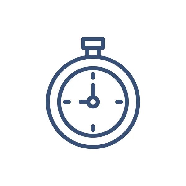 Іконка Хронометра Часу Векторна Ілюстрація — стоковий вектор
