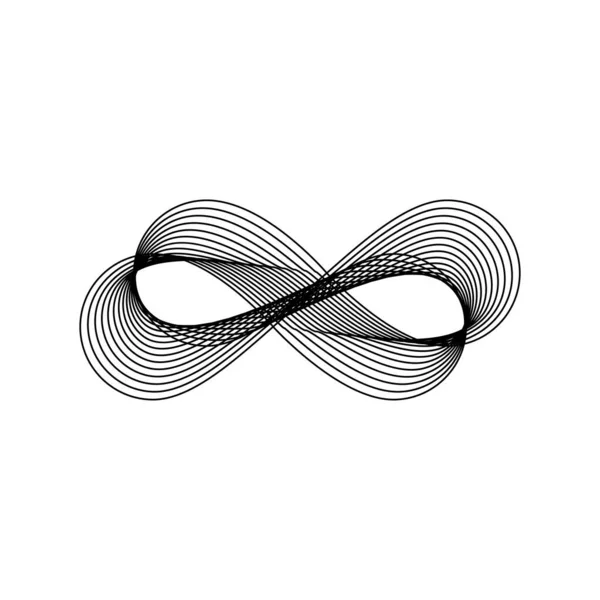 infinity simple icon, vector illustration