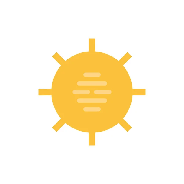 Ikona Słońca Ilustracja Wektora — Wektor stockowy