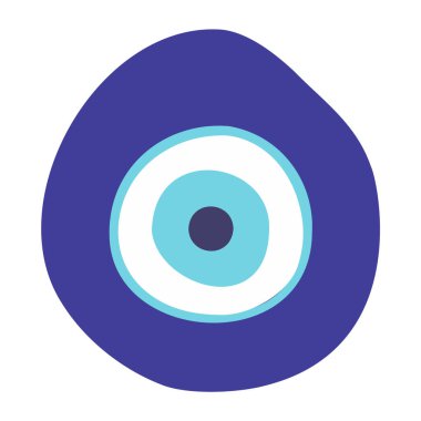 Nazar nazar nazarı, tılsım, vektör illüstrasyonu. 