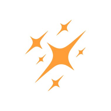 Soyut yıldız simgesi vektör illüstrasyonu