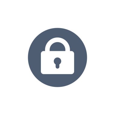 lock. web icon simple design vector illustration