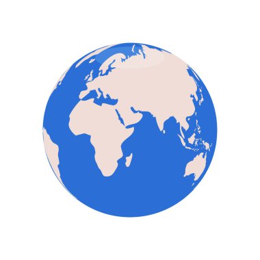 dünya haritası simgesi, vektör resimleme arkaplanı