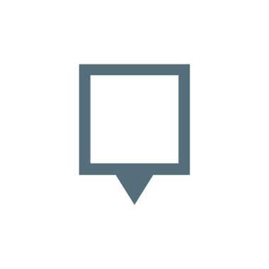 PIN web simge vektör çizim 