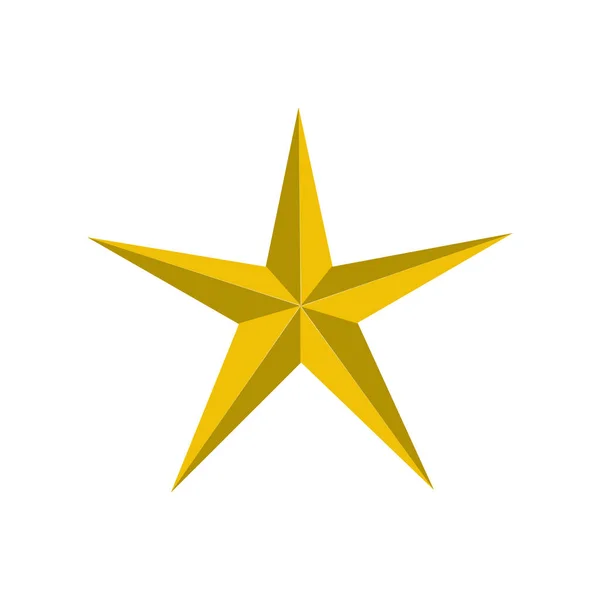 Color Vector Illustration Star Icon — стоковый вектор