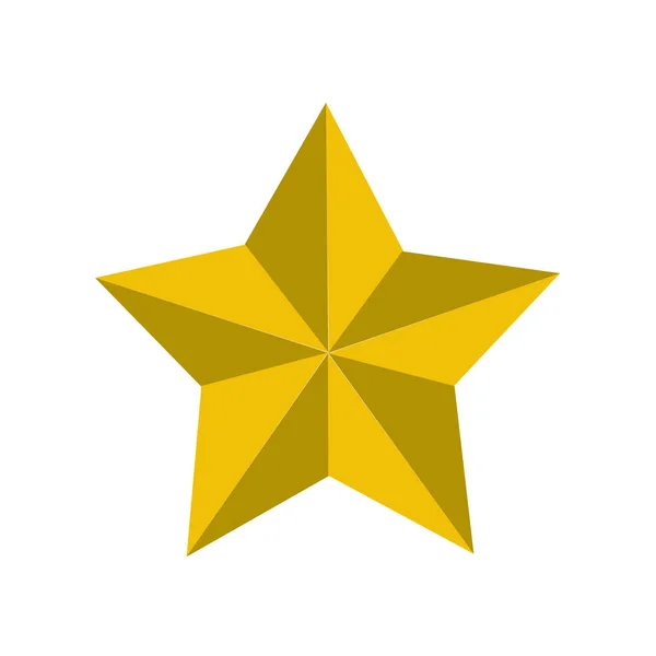 Color Vector Illustration Star Icon — Wektor stockowy