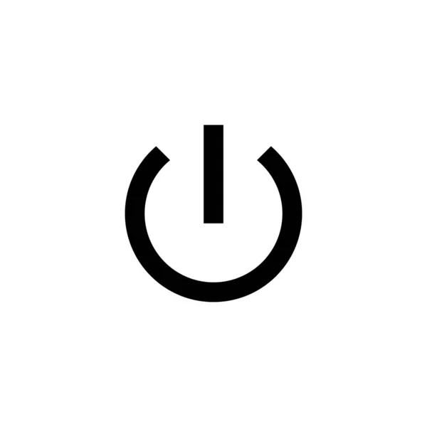 Знак Потужності Проста Іконка Векторні Ілюстрації — стоковий вектор