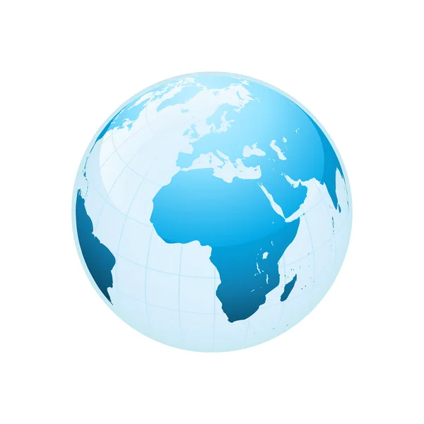 World Map Icon Vector Illustration Background — стоковый вектор