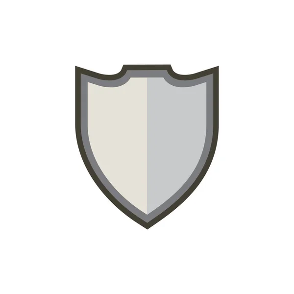 Shield Web Icon Vector Illustration —  Vetores de Stock