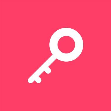 anahtar simgesi resimleme, vektör işareti sembolü