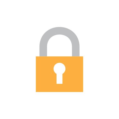 lock. web icon simple design vector illustration
