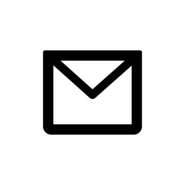 posta basit simgesi, vektör çizim