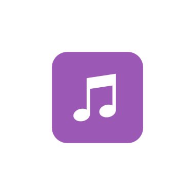 müzik Not basit kutsal kişilerin resmi, vektör çizim