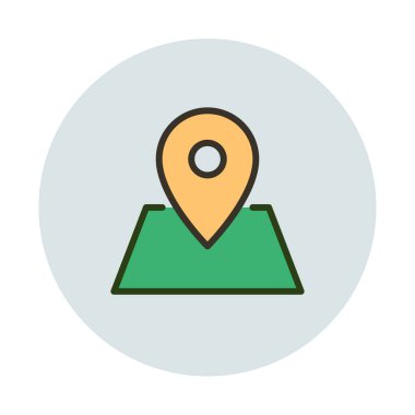 PIN web simge vektör çizim 