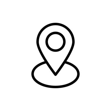 PIN web simge vektör çizim 