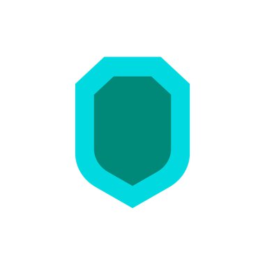 kalkan ağ simgesi vektör illüstrasyonu  