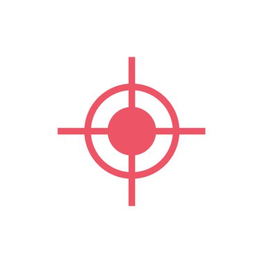 Abstract vector color target icon
