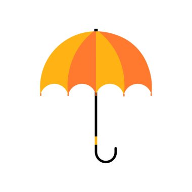Şemsiyenin vektör illüstrasyon simgesi 