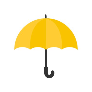 Şemsiyenin vektör illüstrasyon simgesi 