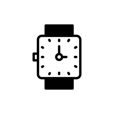 wristwatch icon simple vector illustration
