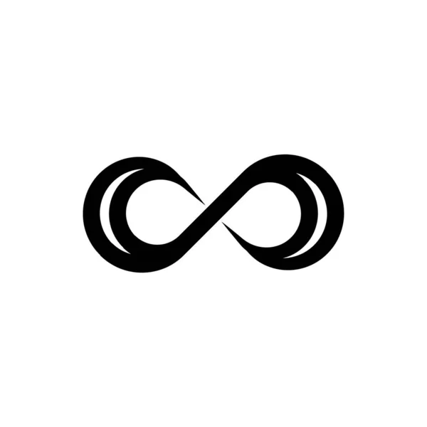 infinity simple icon, vector illustration