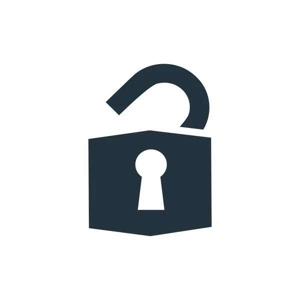 Lock Web Icon Simple Design Vector Illustration — Image vectorielle