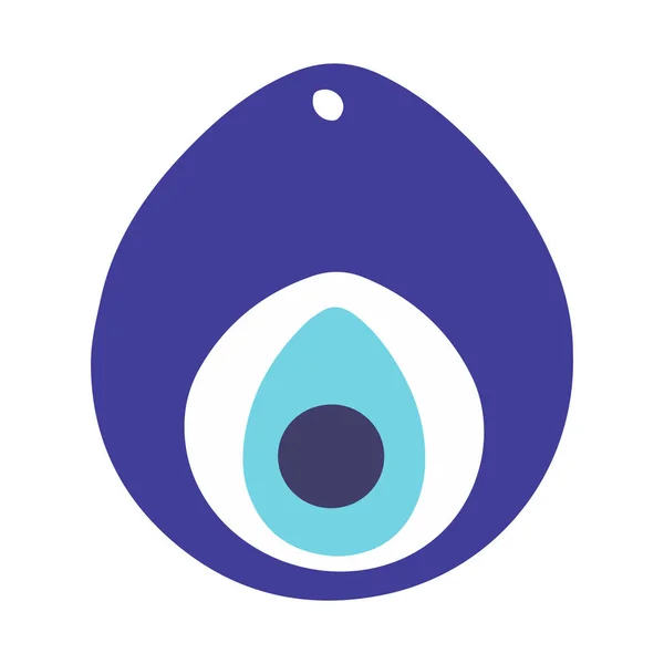 Nazar Evil Eye Amulet Talisman Vector Illustration — Stock vektor