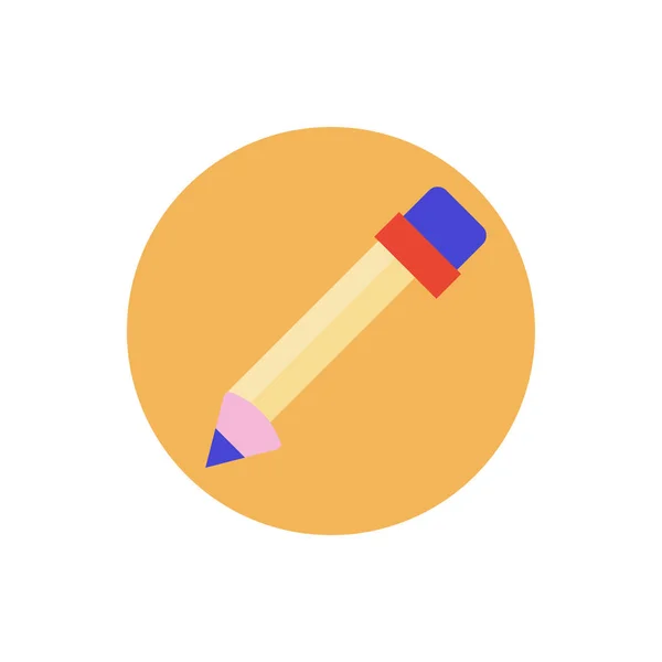 Bleistift Einfaches Symbol Vektorillustration — Stockvektor