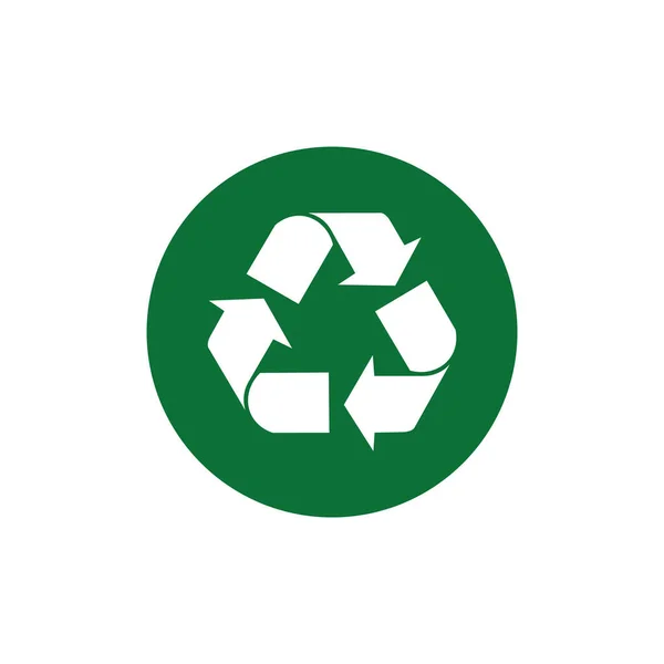 Çöp simgesi simgesini, vektör illüstrasyonunu geri dönüştür 