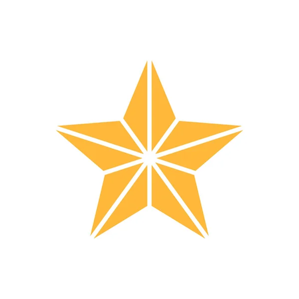 Abstract Star Icon Vector Illustration — Vetor de Stock