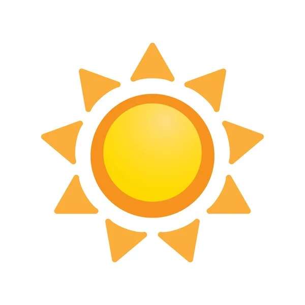 Sun Icon Vector Illustration — Stock Vector