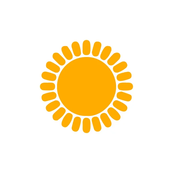 太陽のアイコンベクトルイラスト — ストックベクタ
