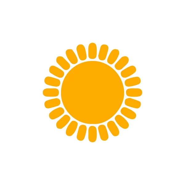 Sun Icon Vector Illustration — Stock Vector