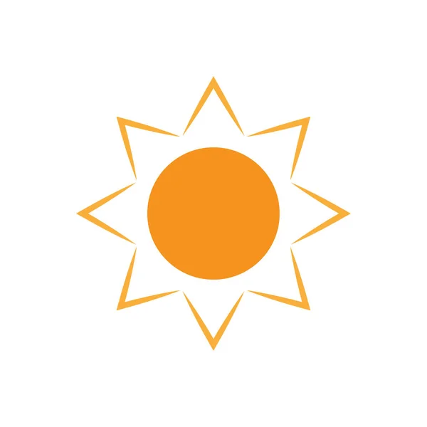 Sun Icon Vector Illustration — Stock Vector