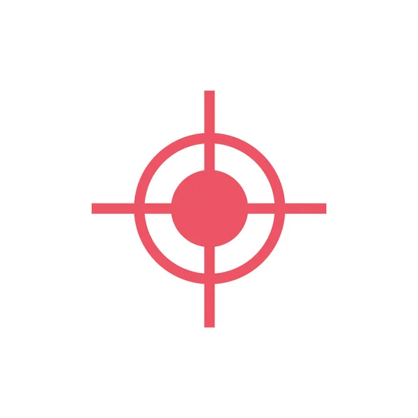 Abstract Vector Color Target Icon — Stok Vektör