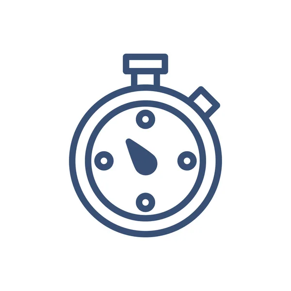 Time Chronometr Icon Vector Illustration — Διανυσματικό Αρχείο