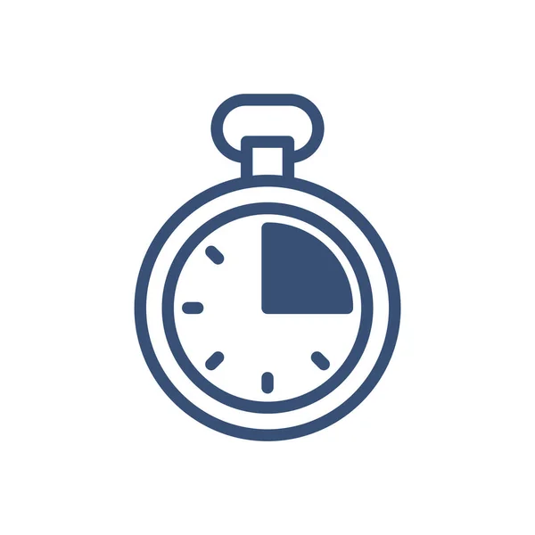 Time Chronometr Icon Vector Illustration — Διανυσματικό Αρχείο