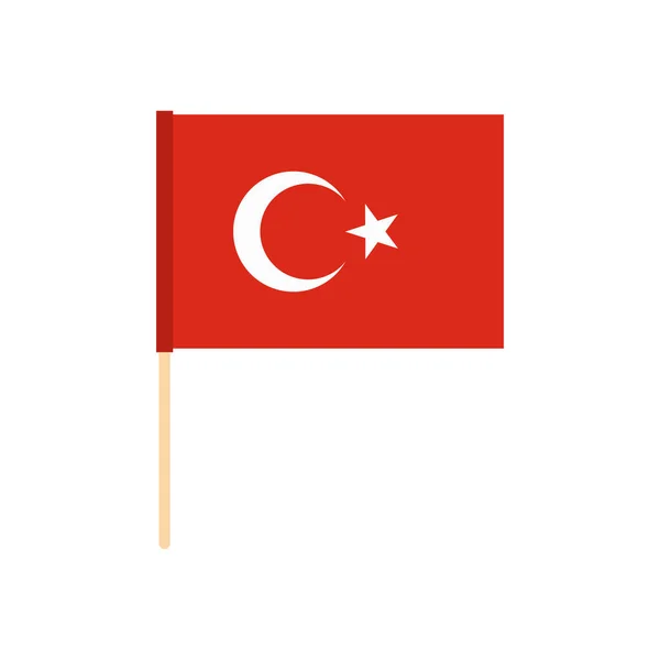 Vector Illustration Turkey Copy Space — Vetor de Stock