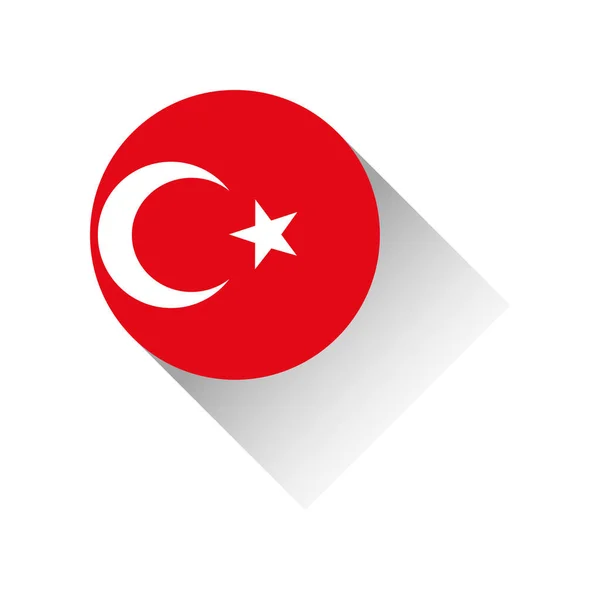 Vector Illustration Turkey Copy Space — Vetor de Stock