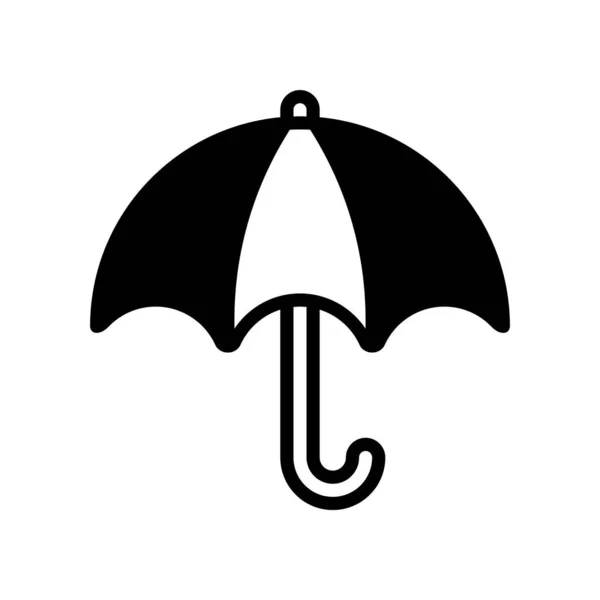 Vektor Illusztráció Ikon Esernyő — Stock Vector