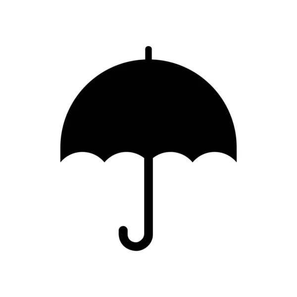 Şemsiyenin Vektör Illüstrasyon Simgesi — Stok Vektör