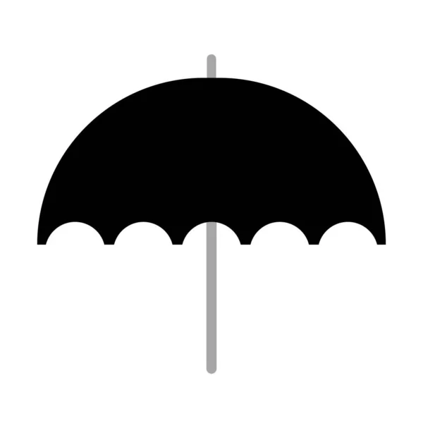 Vector Illustration Icon Umbrella — Stock Vector