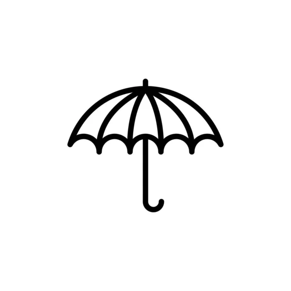 Vector Illustration Icon Umbrella — Vettoriale Stock