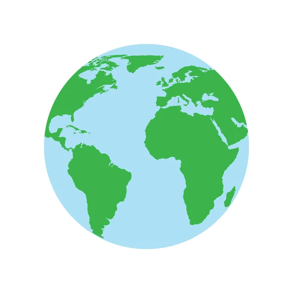 World Map Icon Vector Illustration Background — 스톡 벡터