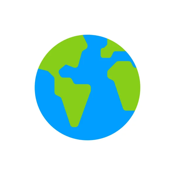 Weltkarte Symbol Vektor Illustration Hintergrund — Stockvektor