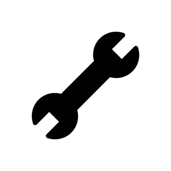 Wrench Icon Vector Illustration Background —  Vetores de Stock
