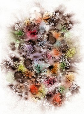 soyut çiçek bouguet.