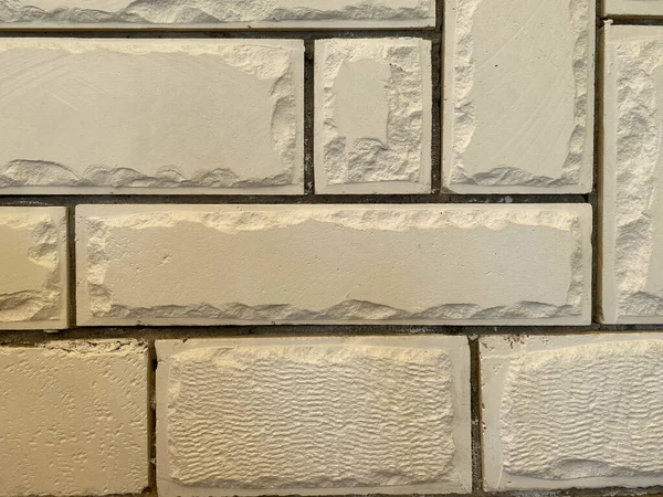 texture background of white gypsum decorative tiles for wall.